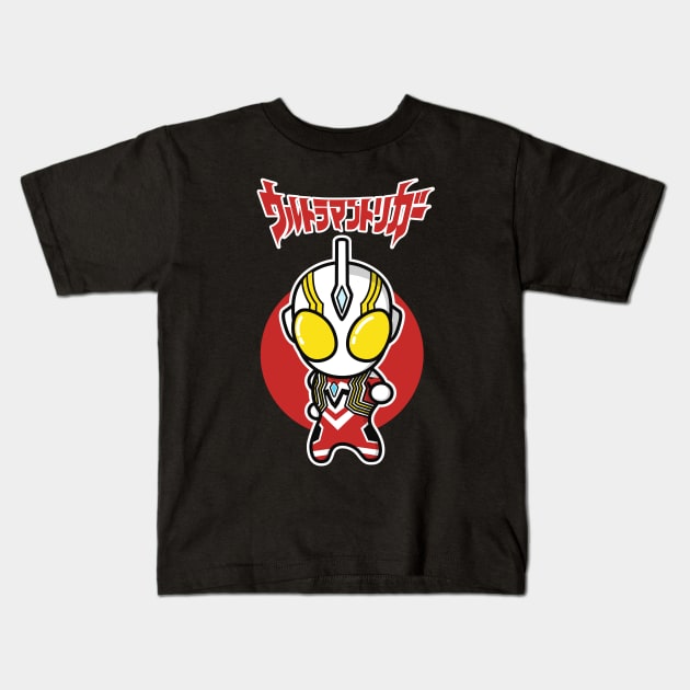 Ultraman Trigger Strong Type Chibi Style Kawaii Kids T-Shirt by The Toku Verse